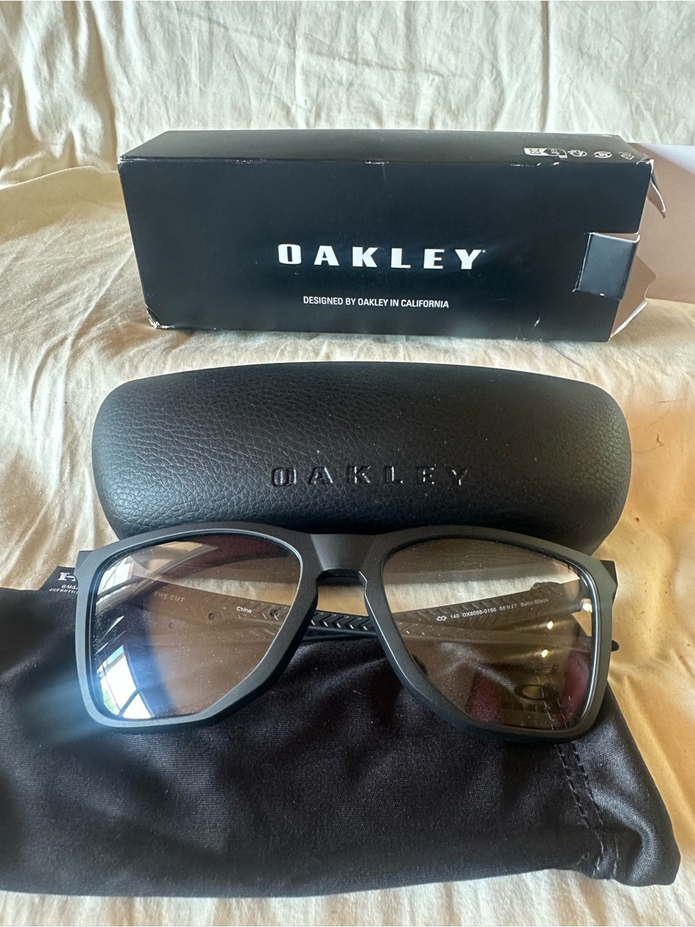 Oakley The Cut OX8058 Satin Black Glasses 56-17